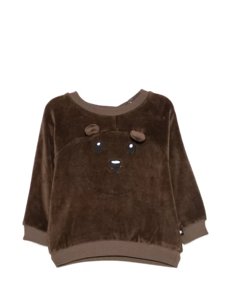 Sweter dziecięcy Molo brązowy