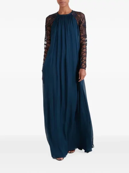 Rochie maxi Temperley London albastru