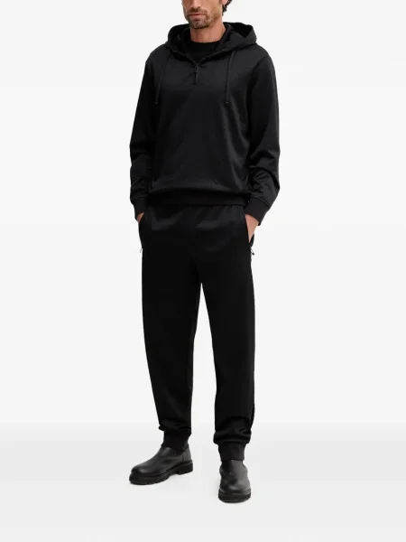 Hanorac cu glugă Armani Exchange negru