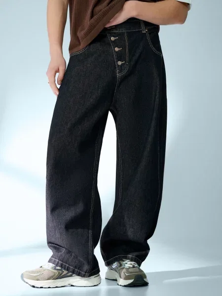 Bershka Jeans bleumarin