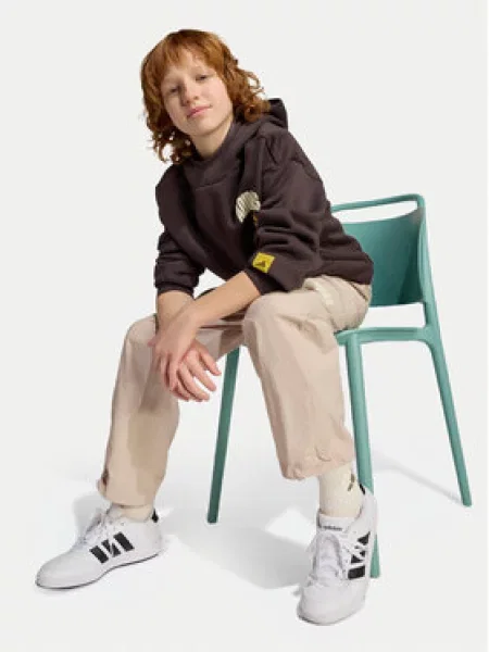 Mikina adidas hnědá