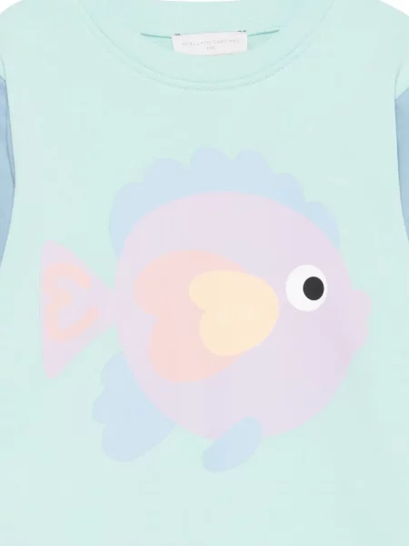 Bluza dziecięca Stella Mccartney niebieska