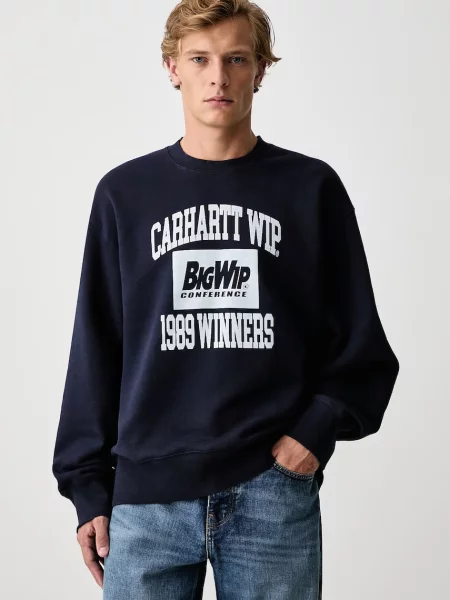 Carhartt WIP Winners Sweat hanorac din pentru bărbați alb