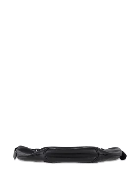 Geanta de piele By Far din piele negru