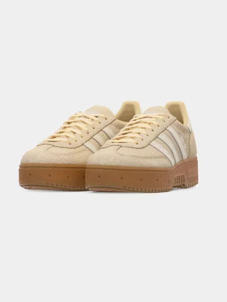 ADIDAS ORIGINALS Nízke tenisky HANDBALL SPEZIAL BOLD / šedobiela béžová