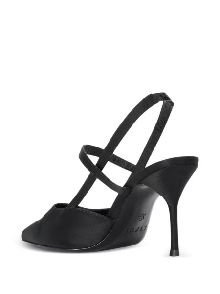 Pantofi cu toc Staud slingback negru