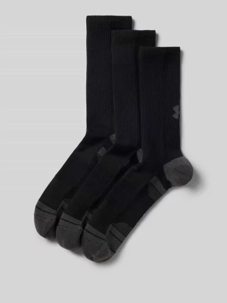 Skarpety z elastycznym pasem w zestaw 3 szt. Under Armour czarne