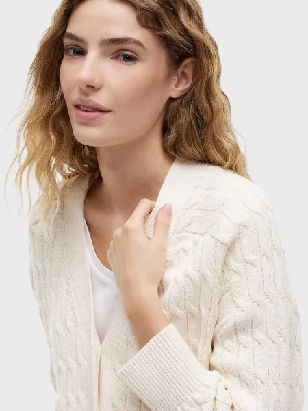 Кардиган Tommy Hilfiger білий