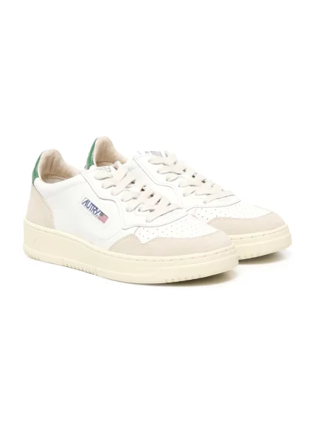 Sneakers Autry Medalist Low Man Leat/ Suede Wht/ Amaz EUR 45 białe