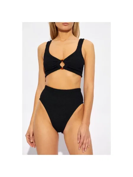 Bikini Hunza G frotte czarne