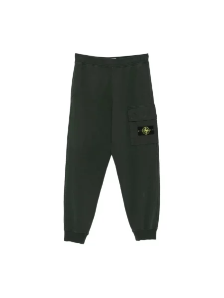 Spodnie Stone Island z kamieniami zielone