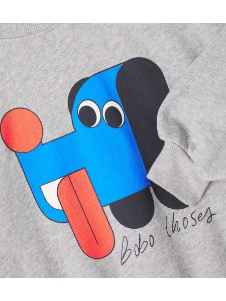 Gyerek melegítő felső Bobo Choses szürke