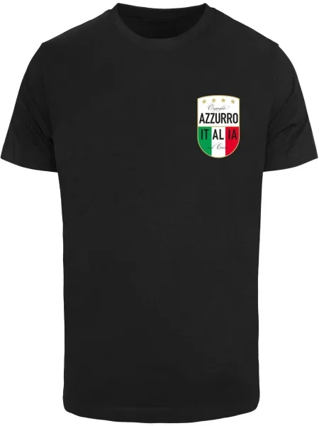 Mister Tee Tricou Azurro Italia auriu / verde / negru alb