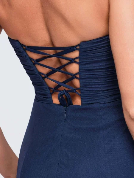 Ombre Večernja haljina mornarsko plava