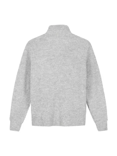 Dzianinowy sweter Olaf Hussein szary