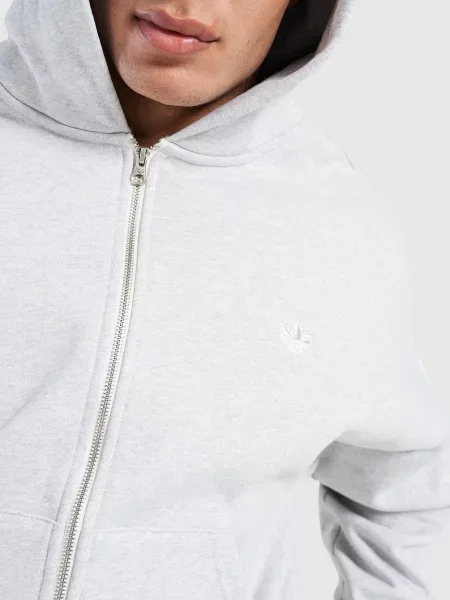 Adidas Bluza Rozpinana Z Kapturem Signature szara