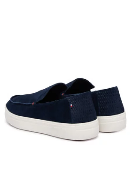 Semišové loafersy Tommy Hilfiger