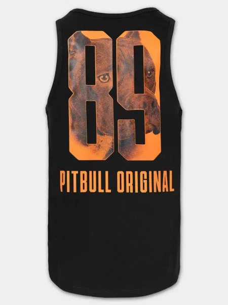 Tank Top PITBULL koszulka nadruk Slim Fit EIGHTY NINE DOG czarna
