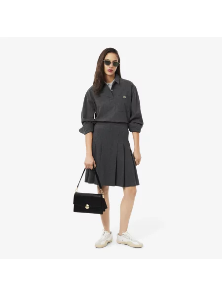 Сумка через плечо Lacoste черная