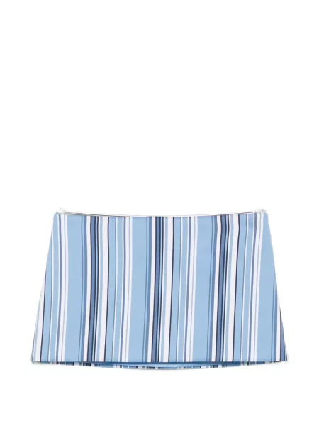 Fusta mini The Frankie Shop cu dungi albastru