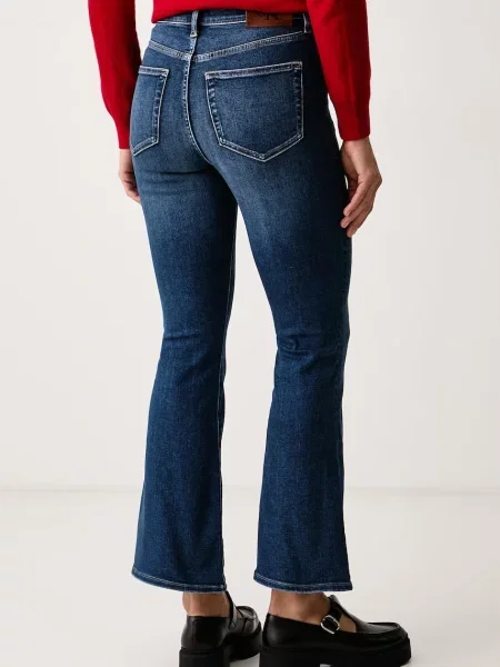 Calvin Klein Jeans jeansy flare niebieskie