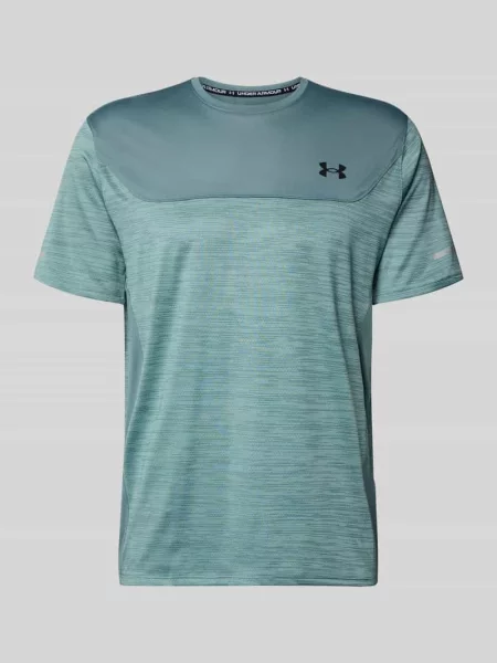 Under Armour t-shirt sportowy UA Tech Utility gładki zielony