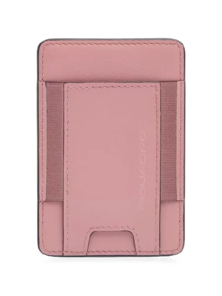 Portofel Piquadro din piele roz