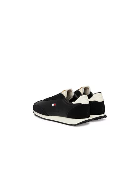 Tenisice Tommy Jeans Tjm Retro Runner Archive Mix Mat crna