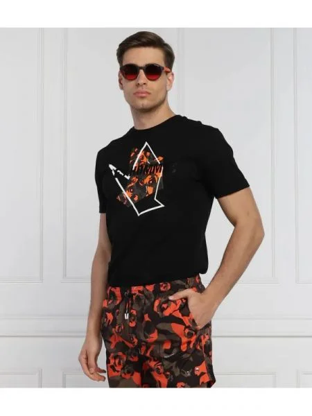 Les Hommes Tricou negru