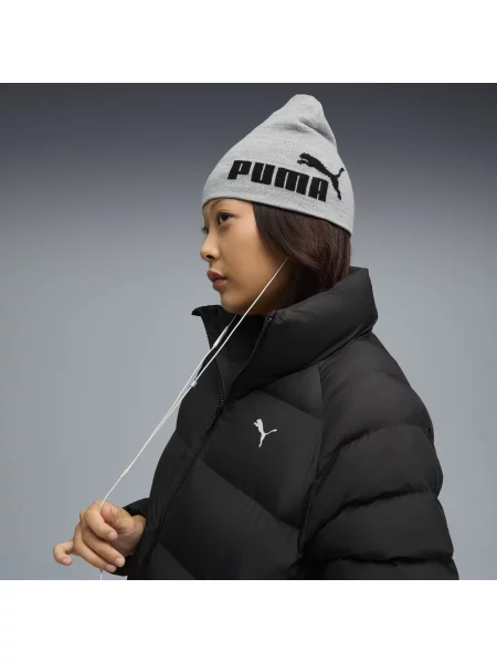 Czapka beanie średniej głębokości Essentials bez mankietu czarna
