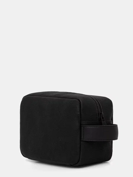 Pungă cosmetică Tommy Hilfiger din piele negru