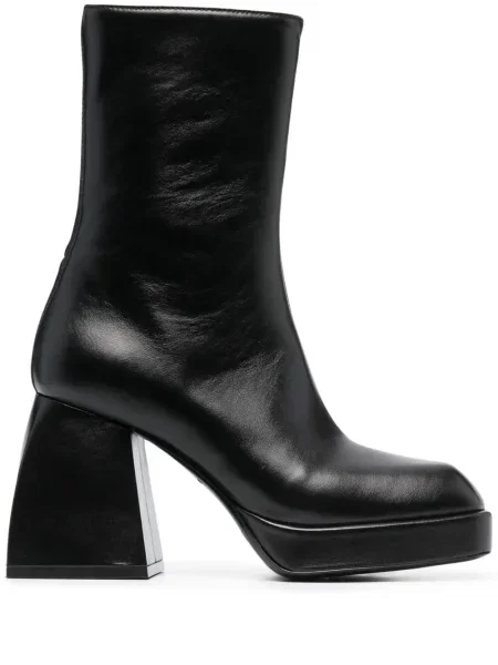 Botine Nodaleto din piele negru