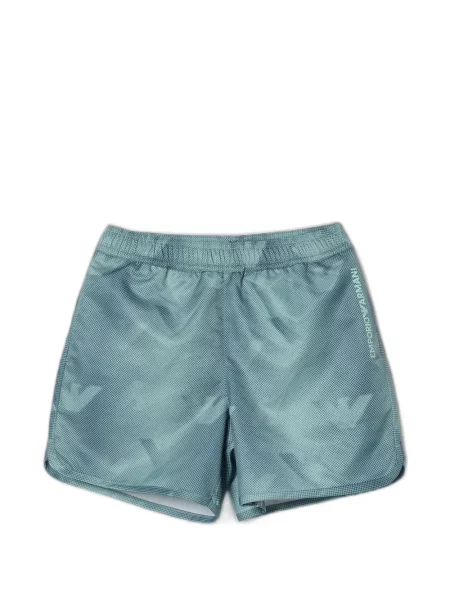 Kąpielówki dziecięce Emporio Armani niebieskie