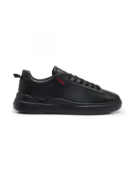 HUGO Bőr sneakers tornacipő Blake Tenn lt N fekete