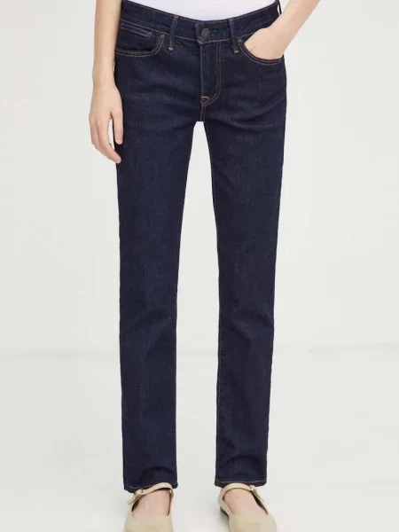 Levi's jeansy SLIM WELT POCKET granatowy