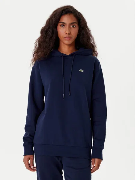 Lacoste Bluză Bleumarin Oversize