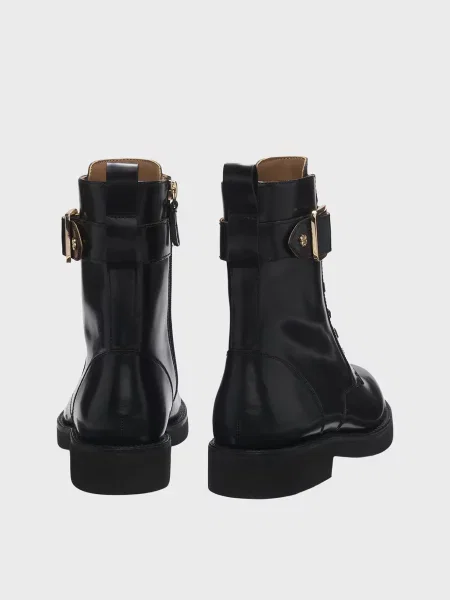 Кожаные ботинки Boss черные