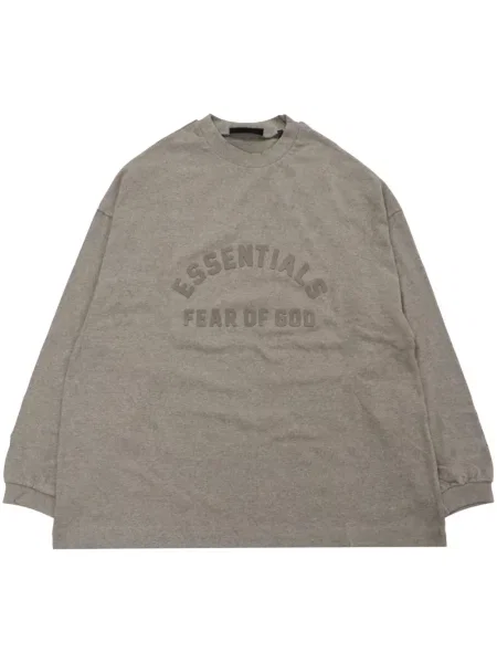 Tricou Fear Of God Essentials cu imagine gri