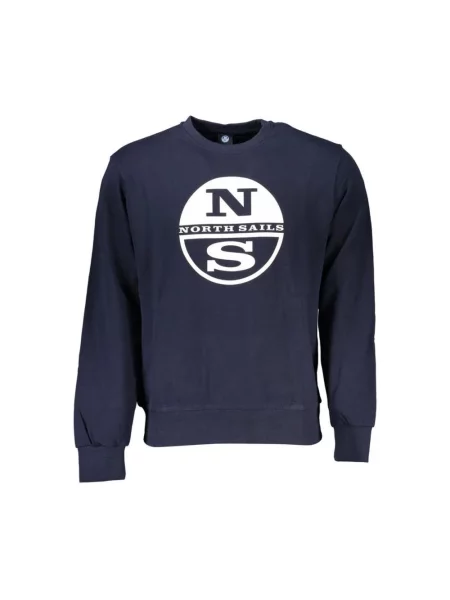 Bluza North Sails z logo niebieska