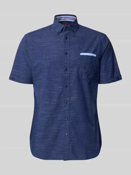 Koszula casualowa o kroju regular fit z kołnierzykiem typu button down Christian Berg Men