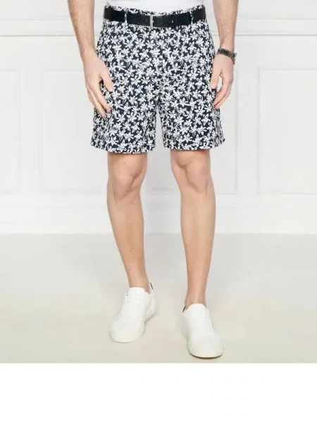 BOSS BLACK Rövidnadrág Karlos-Shorts fekete