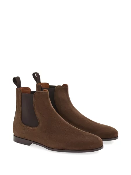 Botine chelsea Ferragamo maro