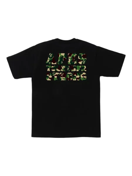 Tricou A Bathing Ape® cu imagine negru