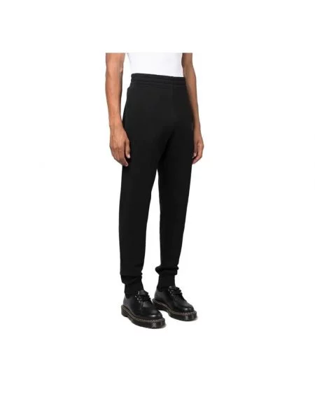 Spodnie Etudes z nadrukiem w miejskim stylu czarne