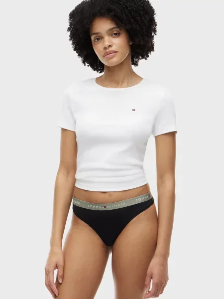 Стринги Tommy Hilfiger черные