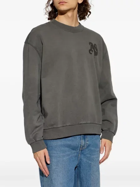 Hanorac crewneck Allsaints gri