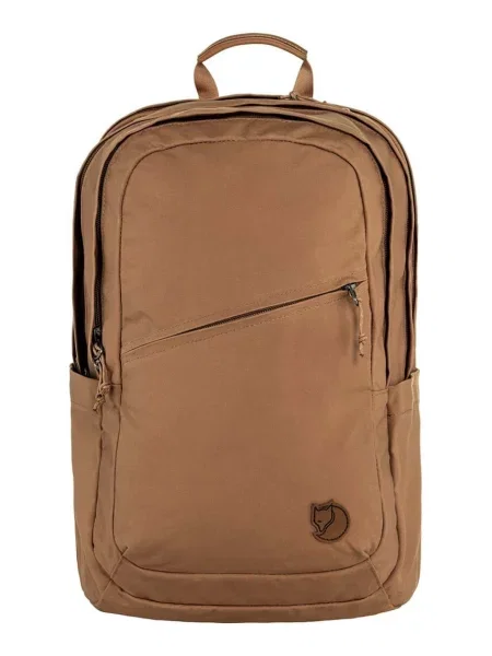 Рюкзак Fjallraven Räven 28 бежевий великий однотонний хакі