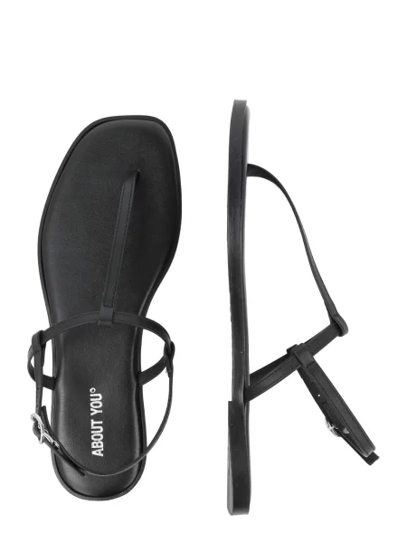 ABOUT YOU Flip-flops Cassandra' negru