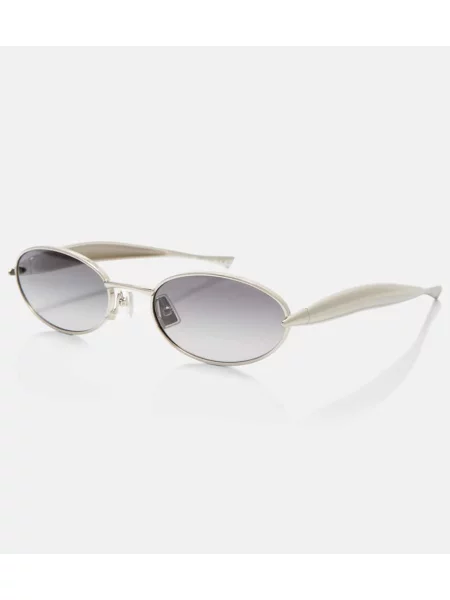 Ochelari de soare Bottega Veneta argintiu