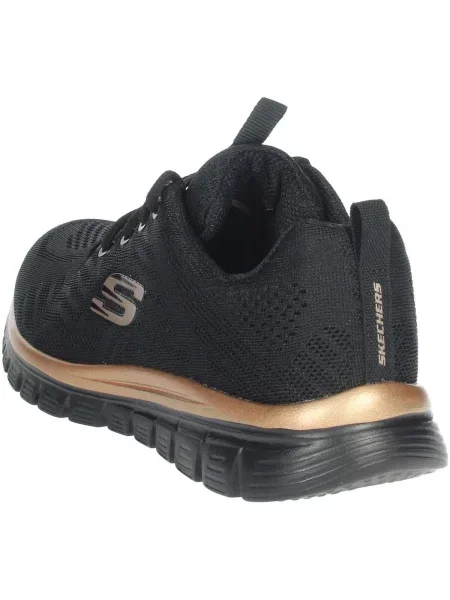 Sneakerși Skechers negru